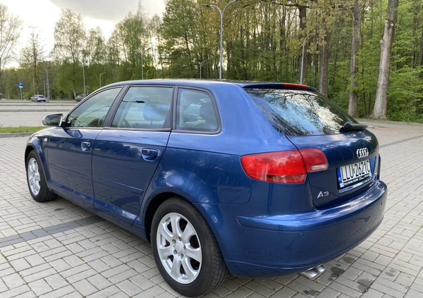 Audi A3 cena 21300 przebieg: 226000, rok produkcji 2006 z Łuków małe 191